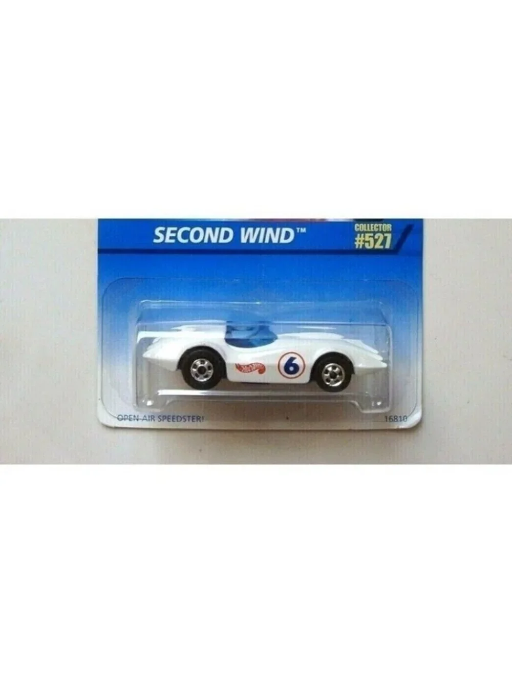 Vintage Die Cast Hot Wheels 1996 Second Wind Collector 527 Open-Air Speedster